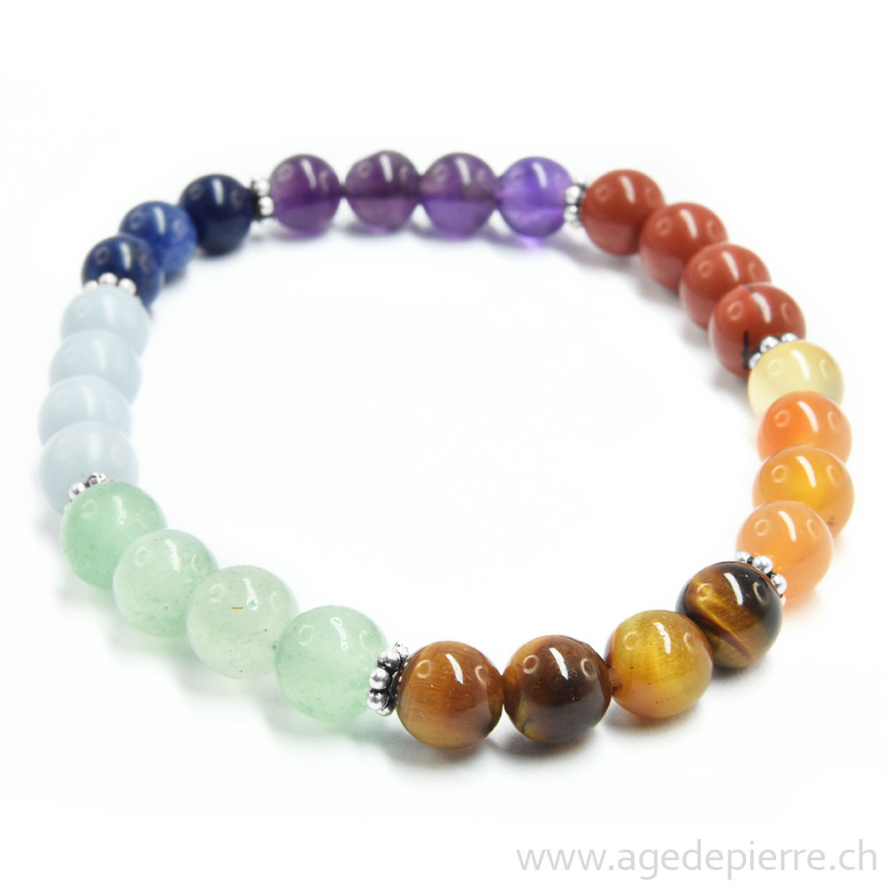 Les bijoux 7 chakras âge de pierre